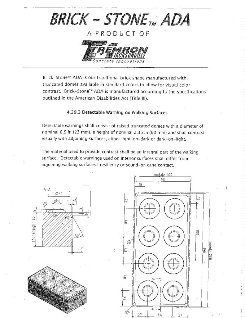 ADA Specifications