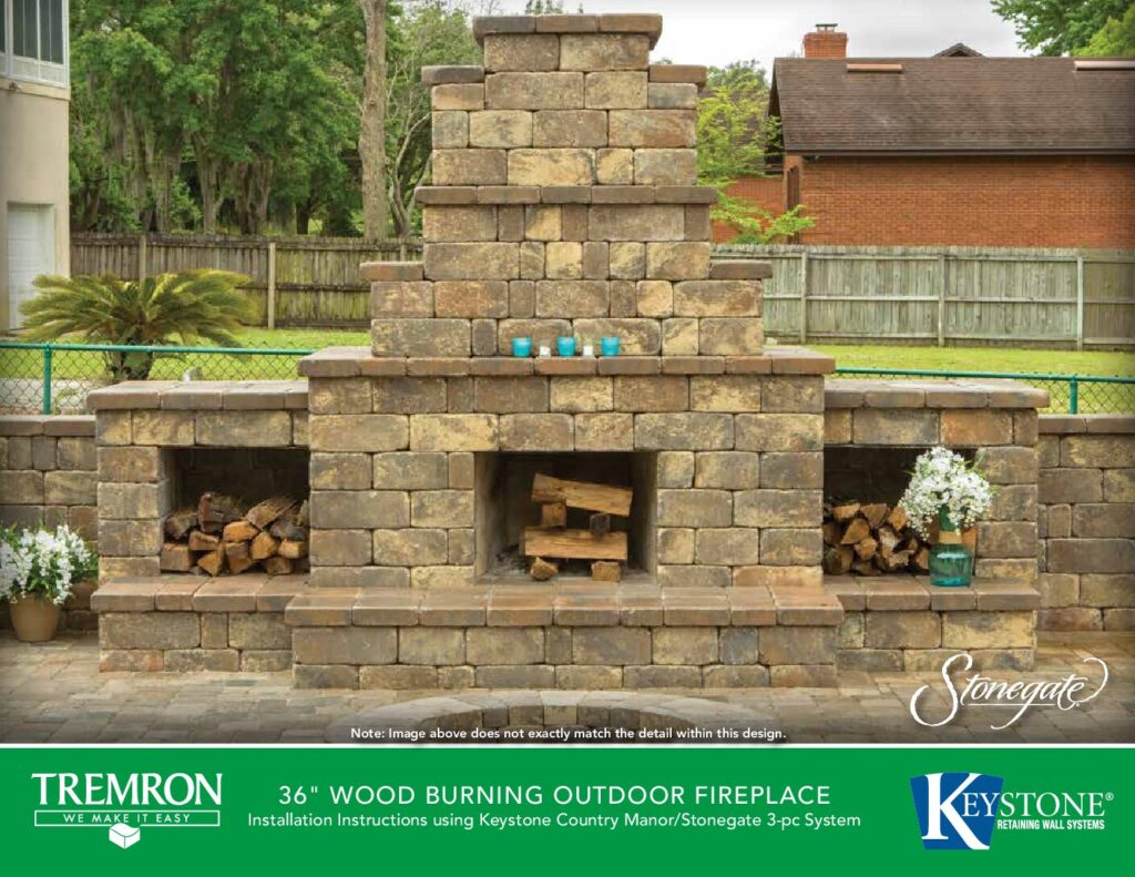 3-pc Fireplace - Keystone Country Manor/Stonegate