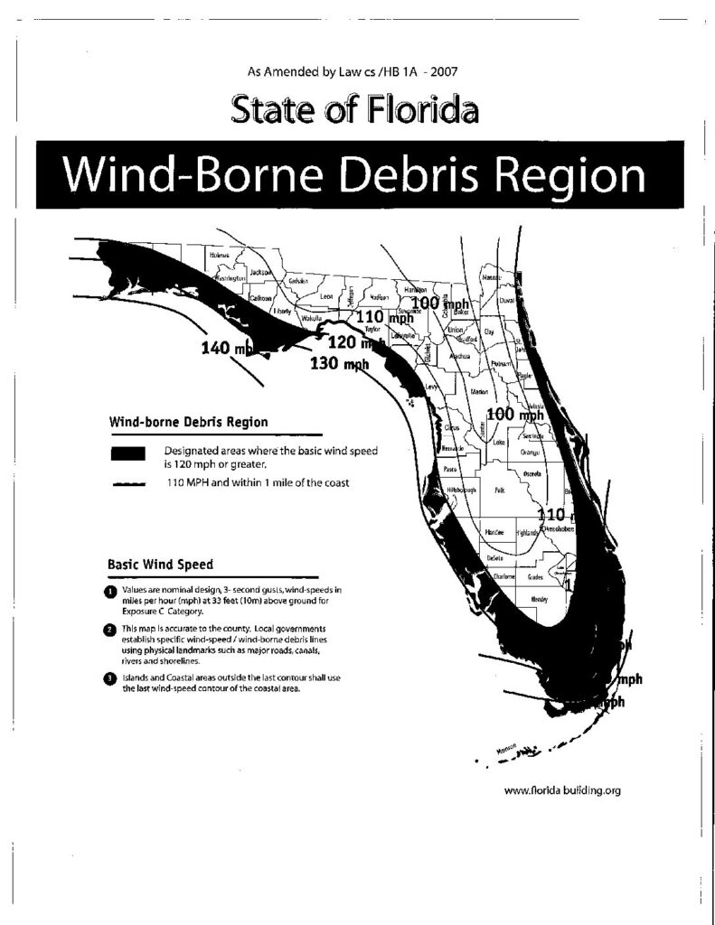 Wind Borne Debris by Region
