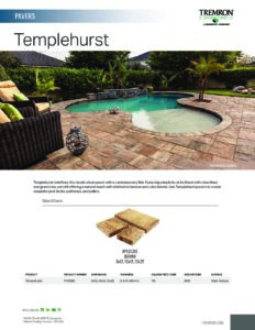 Templehurst Pavers